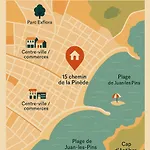 évasion De Rêve : 3p, Piscine, Tennis, Wifi, Park. Appartement Antibes